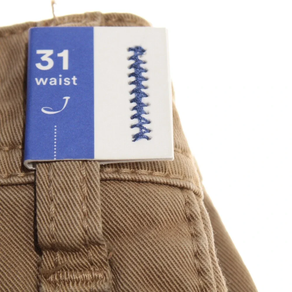 Jacob Cohen NWT 5 Pocket Jean Cut Pants Size 31 US Bard in Beige Cotton Blend
